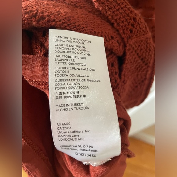 Anthropologie Crochet Knit Midi Dress XS - Picture 9 of 9